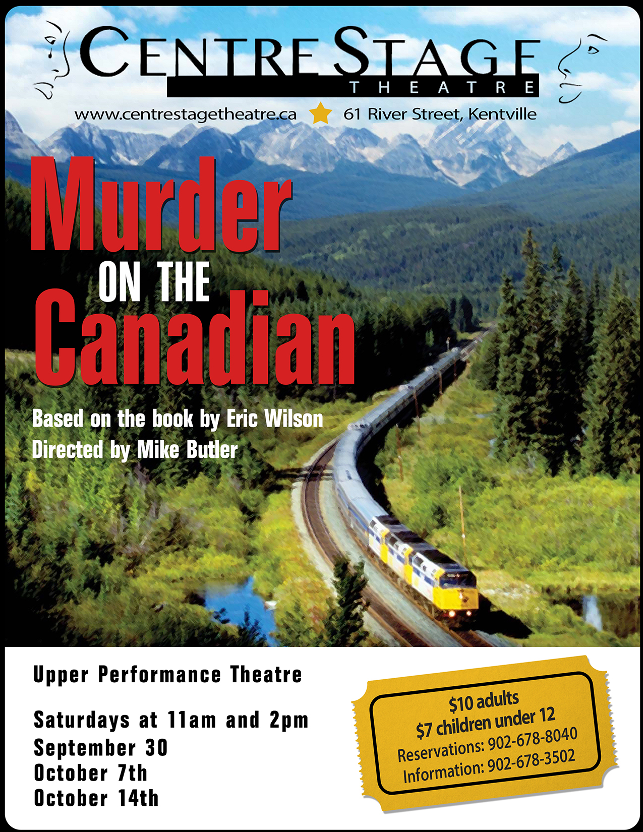 Murder on The Canadian Poster